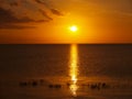 Lake Okeechobee Sunset Royalty Free Stock Photo