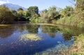 Lake at Olympus mountain in Greece