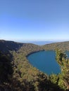 Lake Onami in Kirishima, kuyshu Royalty Free Stock Photo