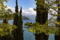 View over Lake Orhid, Macedonia in early spring