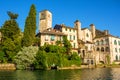 Lake Orta with the island of San Giulio, Italy