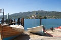 Lake Orta - San Giulio island - Piedmont - Italy Royalty Free Stock Photo