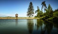 Lake Ottergrund in Banska Stiavnica, Slovakia Royalty Free Stock Photo