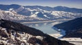 Lake in the ountains, Izborul Muntelui. Royalty Free Stock Photo