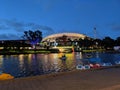 Adelaide Oval at night