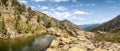 Lake at Paglia Orba in the mountains of Corsica Royalty Free Stock Photo