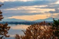 Lake Pamvotis in the fall. View from Its Kale.