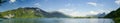 Lake panorama Royalty Free Stock Photo