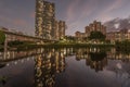 Lake Park, Bishan Lake Royalty Free Stock Photo