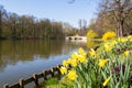 Lake in the park of Chopin Warsaw