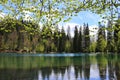 Lake Passy, the green lake, France