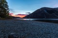 Lake Pearson Arthur's pass National Park, New Zealand Royalty Free Stock Photo