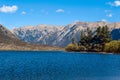 Lake Pearson / Moana Rua Wildlife Refuge located in Craigieburn Forest Park in Canterbury region, South Island of New Zealand Royalty Free Stock Photo