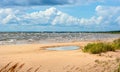 Lake Peipus coastline. Estonia, EU