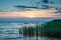 Lake Peipus at sunrise