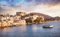 Lake Pichola and City Palace in India Royalty Free Stock Photo