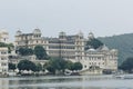 Lake Pichola with City Palace view in Udaipur, Rajasthan, India Royalty Free Stock Photo