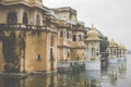 Lake Pichola with City Palace view in Udaipur, Rajasthan, India Royalty Free Stock Photo