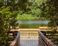 Lake pier access