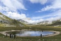 Pietranzoni Lake at Campo Imperatore, Abruzzo, Italy