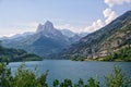 Lake in Pirineos mountains, Spain. Royalty Free Stock Photo