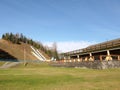 Ski jump training area