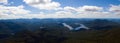 Lake Placid panoramic Royalty Free Stock Photo