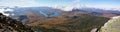 Lake Placid and Whiteface Mountain panorama Royalty Free Stock Photo