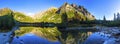 Lake Popradske pleso in High Tatras, Slovakia Royalty Free Stock Photo