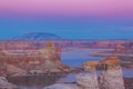 Lake Powell, Arizona, perspective scenery in autumn Royalty Free Stock Photo