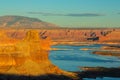 Lake Powell, Arizona, perspective scenery in autumn Royalty Free Stock Photo