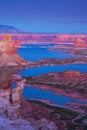 Lake Powell, Arizona, perspective scenery in autumn Royalty Free Stock Photo