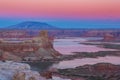 Lake Powell, Arizona, perspective scenery in autumn Royalty Free Stock Photo