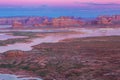 Lake Powell, Arizona, perspective scenery in autumn Royalty Free Stock Photo