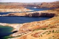 Lake Powell close to Glen canyon dam Royalty Free Stock Photo