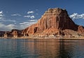 Lake Powell Colorful Cliffs and Rock Formations Royalty Free Stock Photo