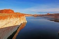 Lake Powell from the Glen Canyon Dam, Arizona Royalty Free Stock Photo