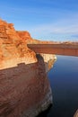 Lake Powell from the Glen Canyon Dam, Arizona Royalty Free Stock Photo