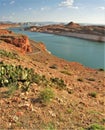 Lake Powell at Glen Canyon Dam Royalty Free Stock Photo