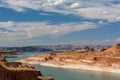 Lake Powell and Glen Canyon near Page in Arizona, USA Royalty Free Stock Photo