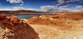 Lake Powell Panorama, Utah - Arizona Royalty Free Stock Photo