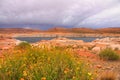 Lake Powell recreation area Royalty Free Stock Photo