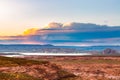 Lake Powell Sunset Panorama Royalty Free Stock Photo