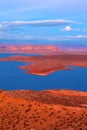 Lake Powell Sunset Utah Royalty Free Stock Photo