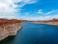 Lake Powell viewed from Glen Canyon Dam - Page - Arizona Royalty Free Stock Photo