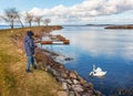 Lake Pskov is a large freshwater lake