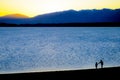 Lake pukaki in the evening