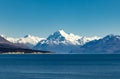 Lake Pukaki, PÃÂ«kaki in Mauri and its white mountains 2