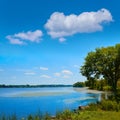 Lake Quannapowitt in Wakefield near Boston Royalty Free Stock Photo