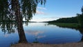 Radasjon lake from Rada strand in Varmland Sweden